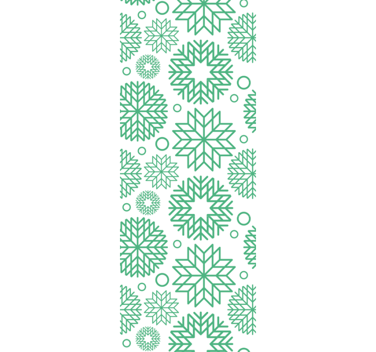 tapety geometrické vzory geometrické kvety - Tenstickers