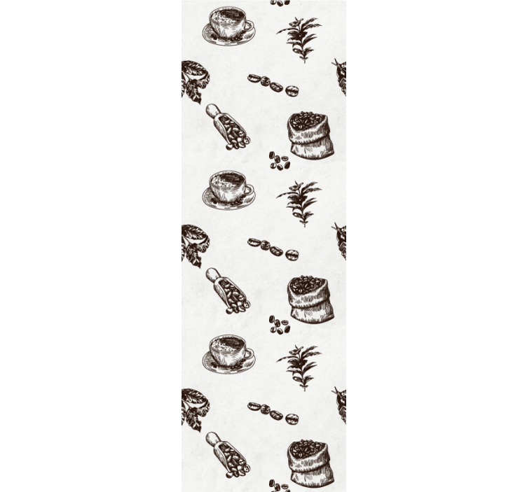 umelecké tapety kofeínové motívy - Tenstickers