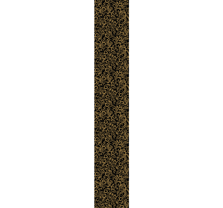 Zlaté listy nad grafitovou tapetou - Tenstickers