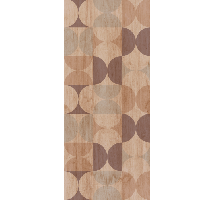 bodkovana tapeta geometrický kruhový motív - Tenstickers