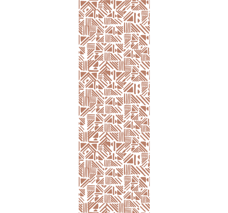 Nepravidelné pruhy farba kávy moderná tapeta - Tenstickers