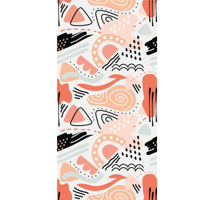 abstraktne tapety abstraktné tvary - Tenstickers