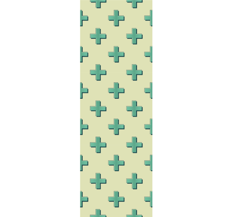 Kríže s peknými farbami tapety pre dospievajúcu spálňu - Tenstickers