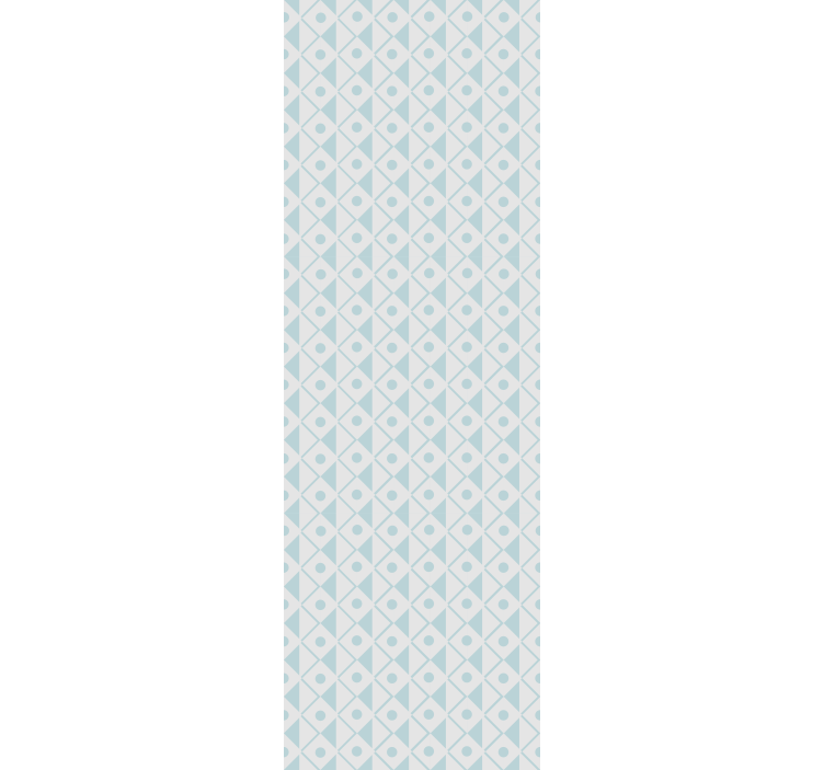 štvorcová tapeta s modrým a bielym kosoštvorcom - Tenstickers