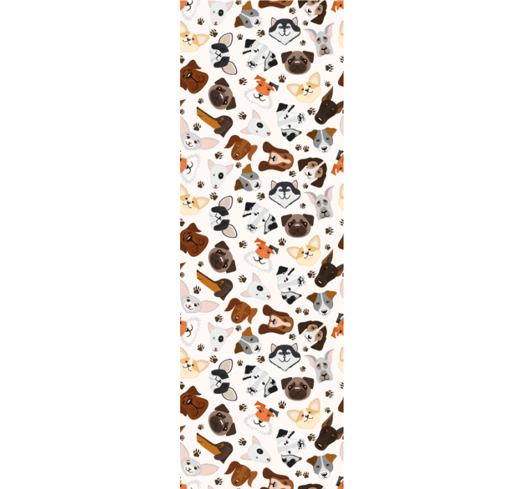 psie tapety hravé ilustrácie psov - Tenstickers