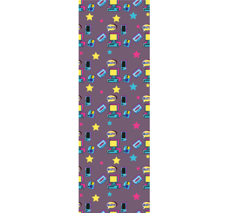 tapety na mieru retro herná estetika - Tenstickers