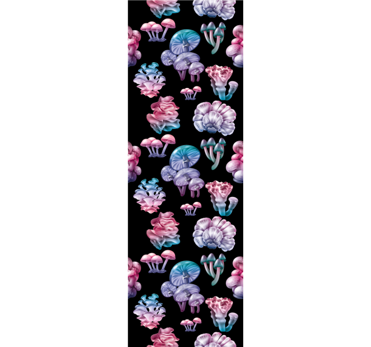 umelecké tapety kvetinová hubová fantázia - Tenstickers