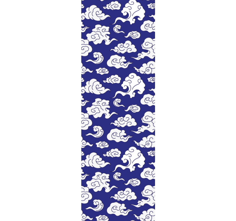 tapeta new york vzor oblačného motívu - Tenstickers