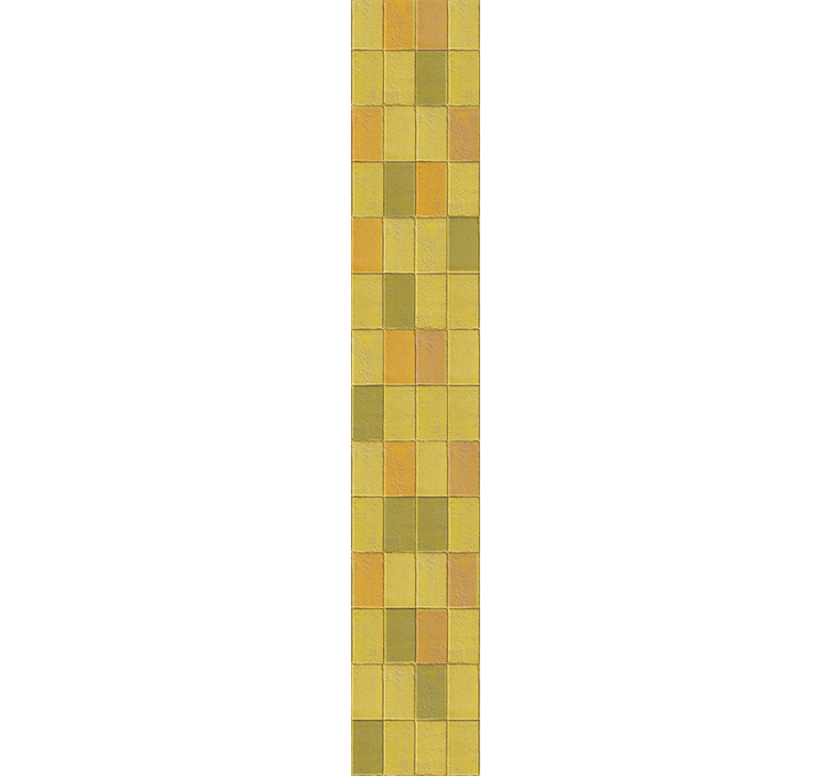 tapeta obkladačky teplé žlté odtiene - Tenstickers