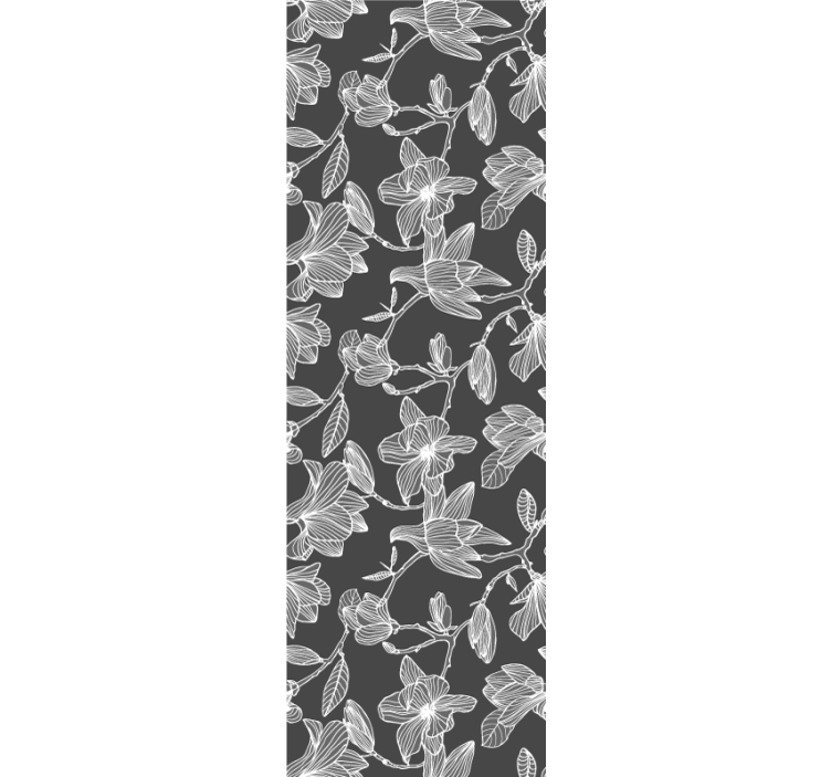 tapety na stenu kvety zloženie hnedého kvetu - Tenstickers