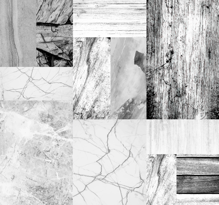 Mramorová puzzle textúrou tapetu - Tenstickers