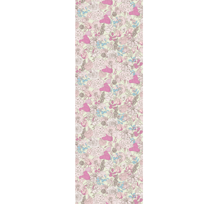 kvetinová tapeta klasická vintage záhrada - Tenstickers