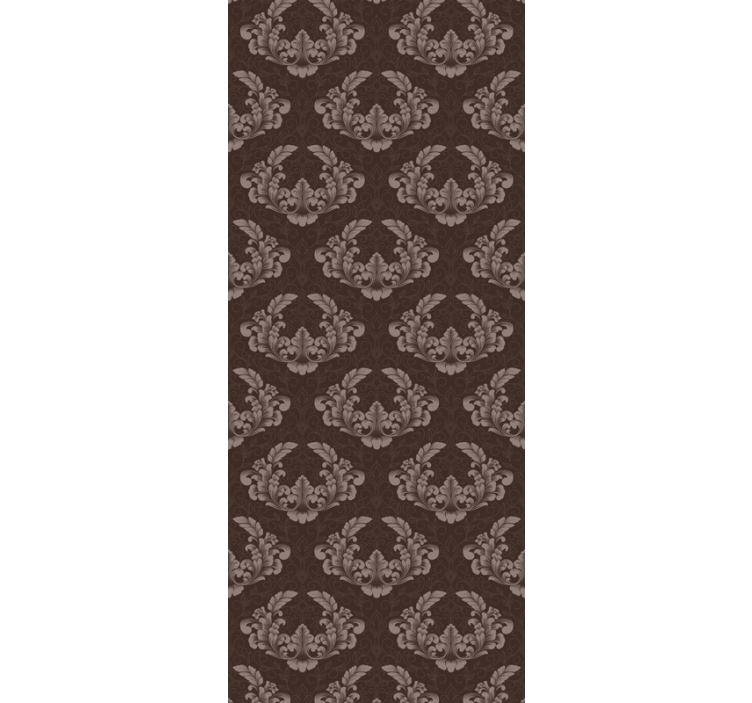 Bezšvový vzor damaškového štýlu klasickej tapety - Tenstickers