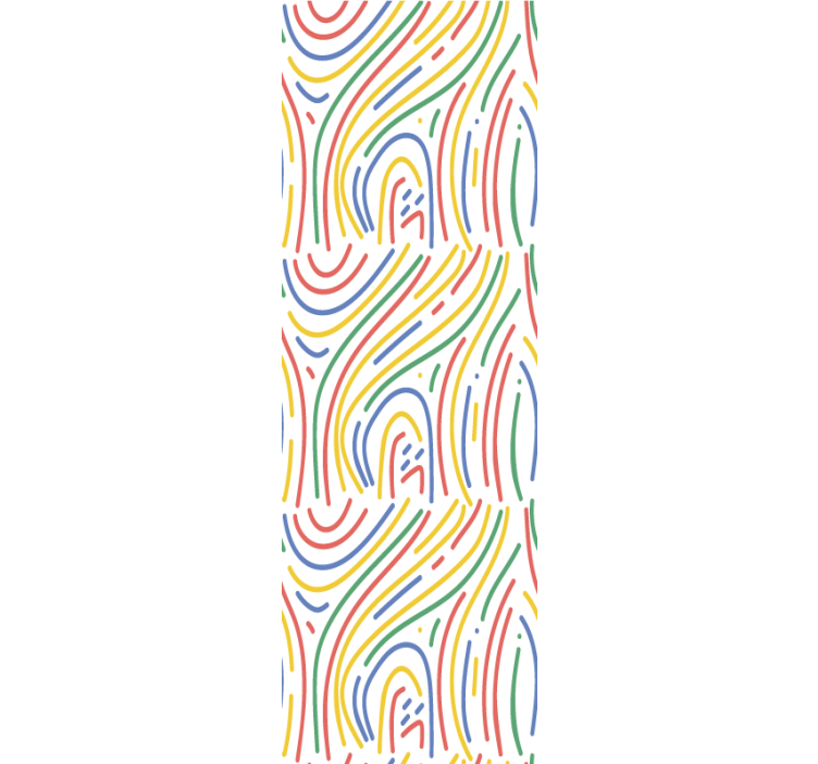 Tapety do kancelárie farebné krivky - Tenstickers