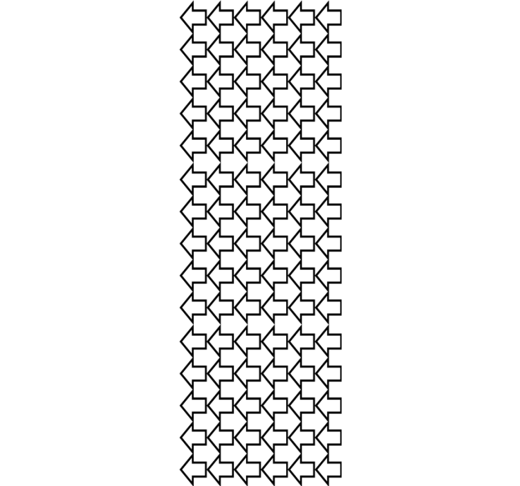 tapety geometrické vzory vzor smerovej šípky - Tenstickers