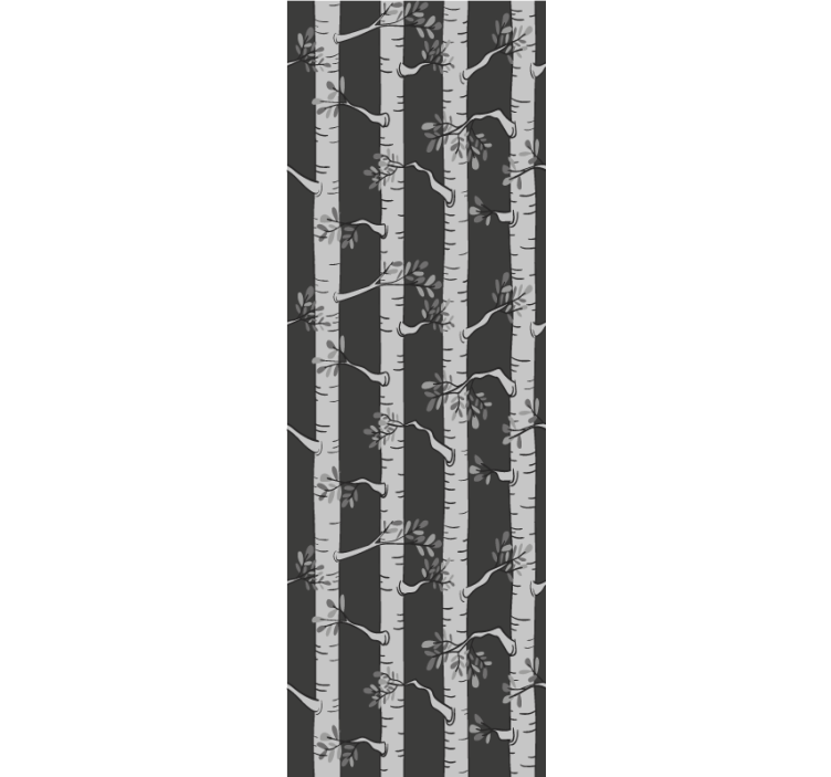 tapeta stromy elegantný brezový les - Tenstickers