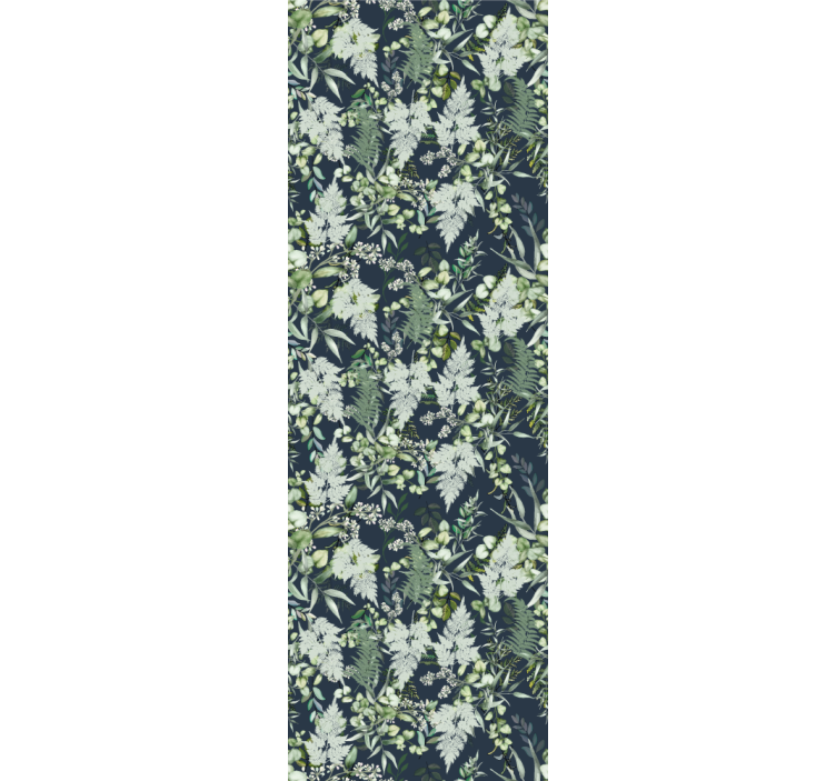 tapety na stenu príroda elegantný zelený vzor - Tenstickers