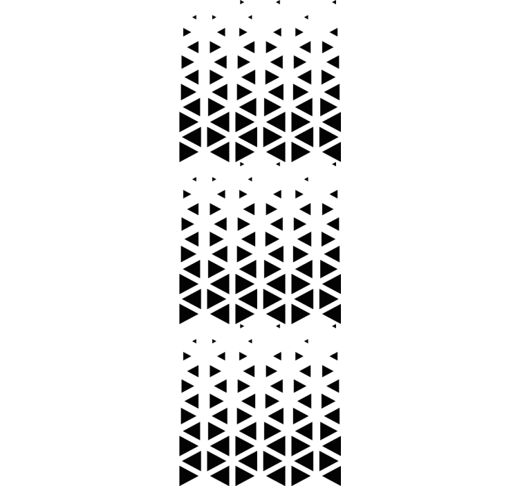 Tapeta s geometrickým ombre efektom trojuholníka - Tenstickers