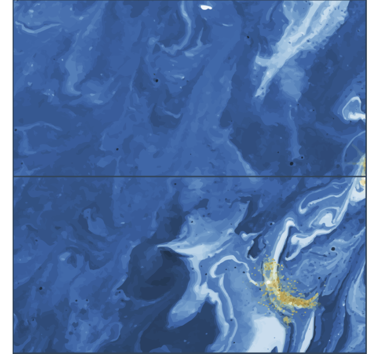 abstraktne tapety swirling Blue Marble Effect - Tenstickers