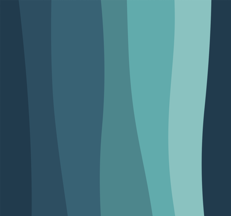 3d tapety zakrivené vlny oceánu - Tenstickers