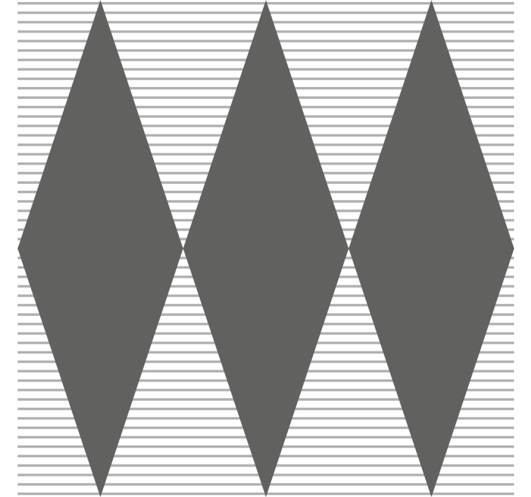 Geometrické tapety šedý diamantový vzor - Tenstickers