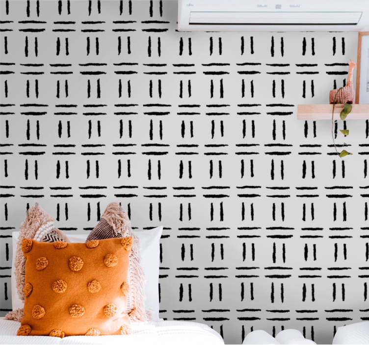 škandinavské tapety geometrická konfigurácia čiar - Tenstickers