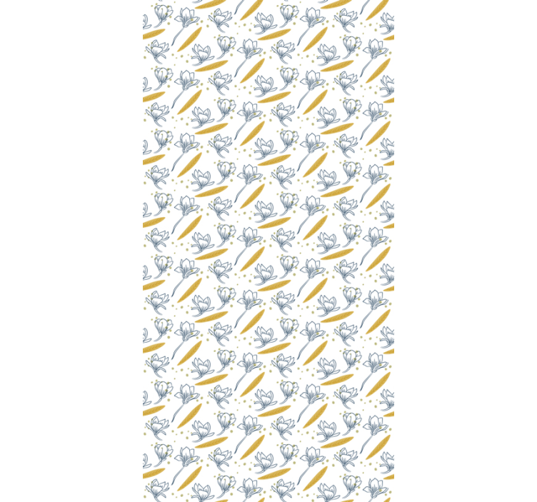 Jemné kvety kvetinové tapety - Tenstickers