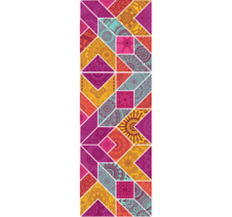 Mozaika kruh vzor tapety - Tenstickers