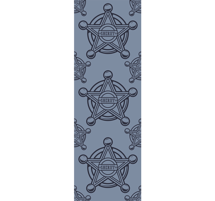 tapety na mieru vzory šerifských hviezd - Tenstickers