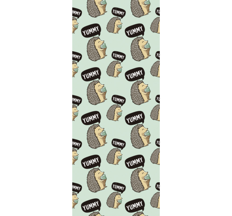 tapeta na stenu zvierata roztomilá potlač ježka - Tenstickers