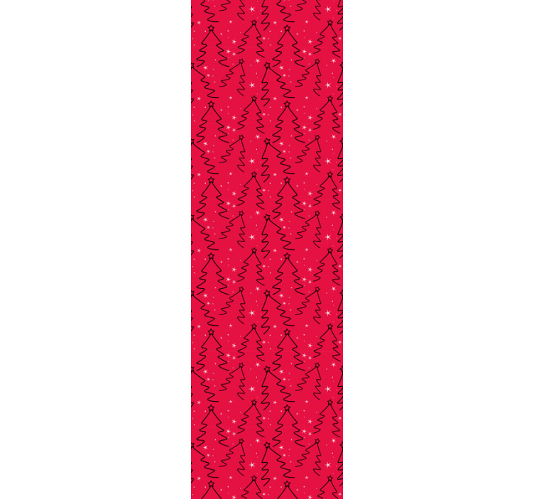 Vianočný strom riadok obývacia izba tapeta - Tenstickers