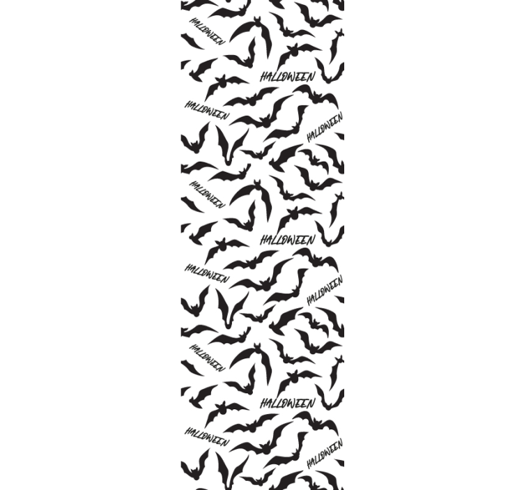 halloweenske tapety netopiere a text - Tenstickers