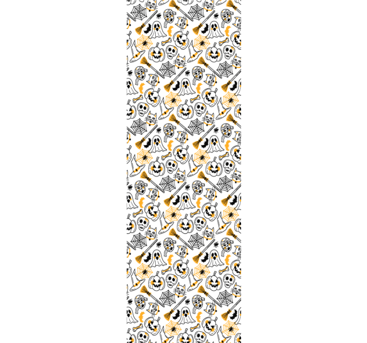 halloweenske tapety strašidelná zbierka ikon - Tenstickers