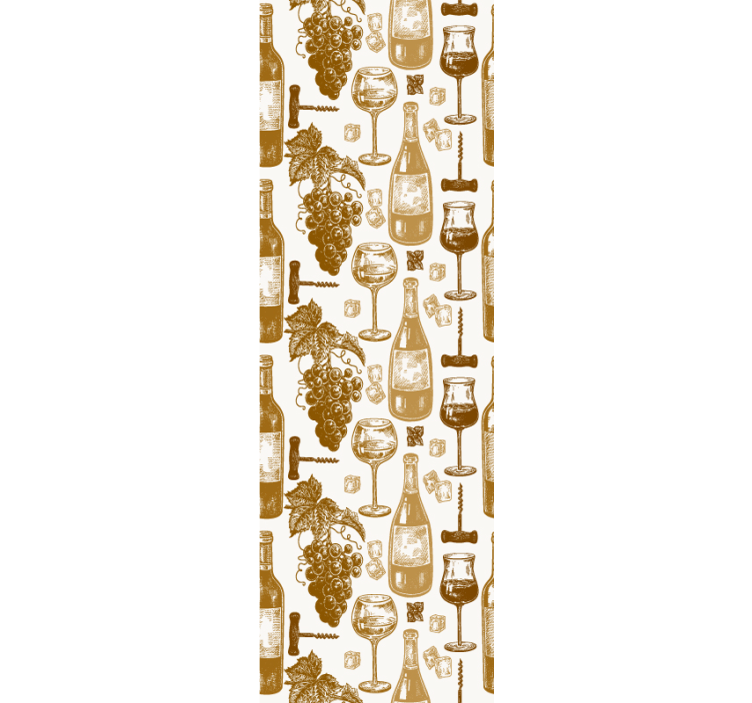 Kuchynské tapety na fľaše na víno - Tenstickers