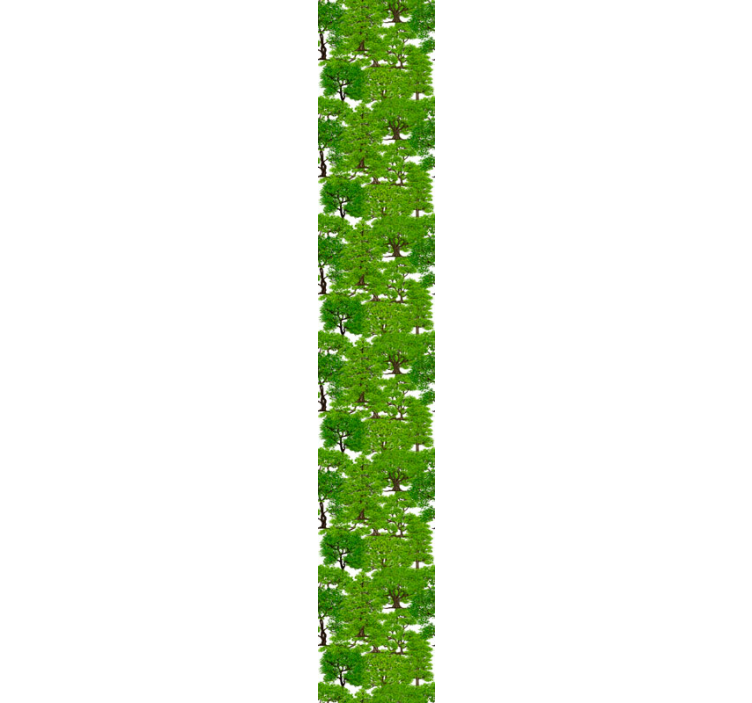 Zelený les so stromami tapety - Tenstickers