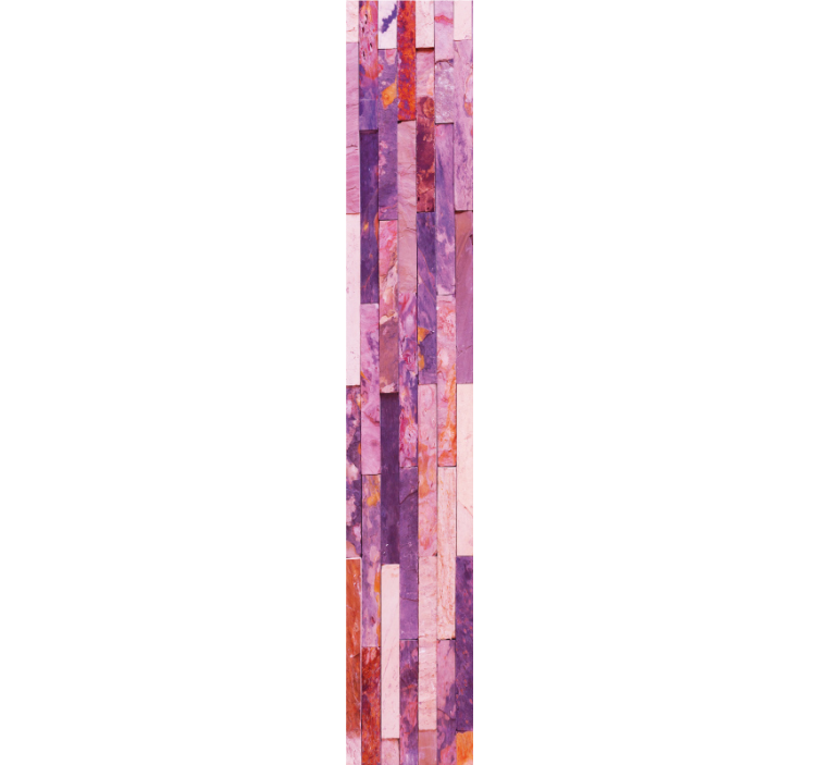 Ružová tehlová textúra tapety - Tenstickers