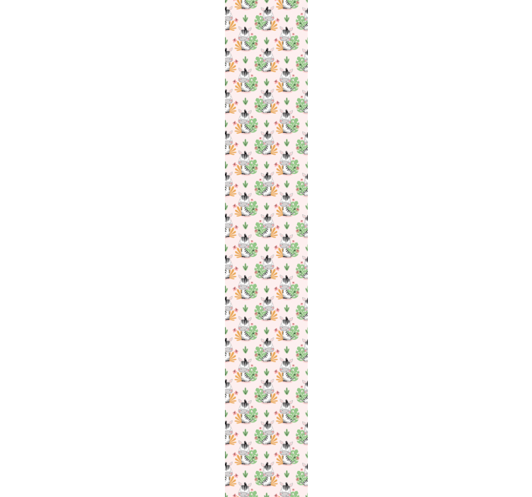tapety do škôlky vzor baby zebry - Tenstickers