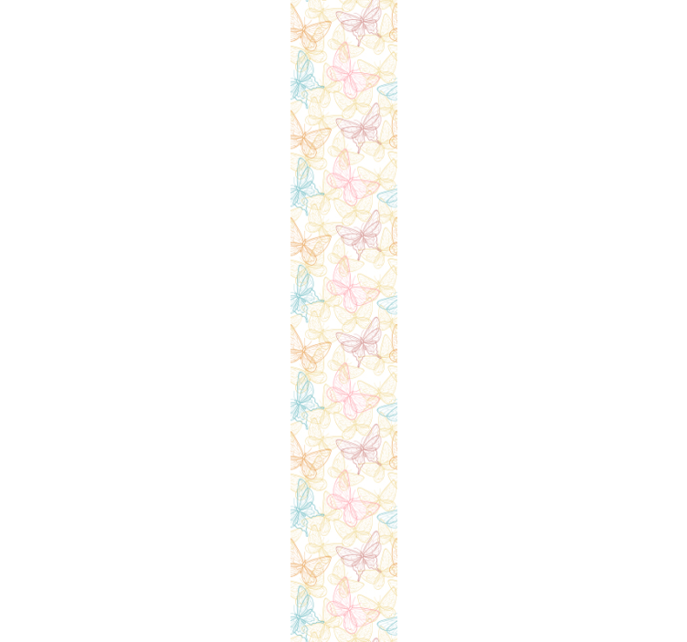 tapety na stenu motyle obrysy motýľa - Tenstickers