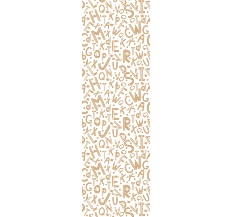 tapety s nápismi abecedný vzor - Tenstickers