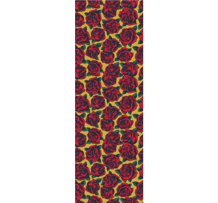 tapety na stenu kvety vzorované ruže - Tenstickers