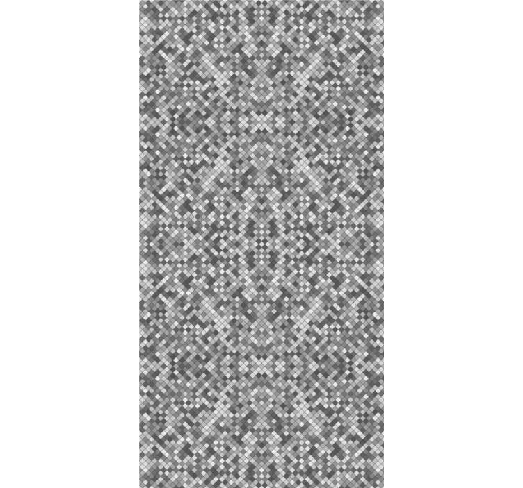 Sivá podlhovastá dlaždičková tapeta - Tenstickers