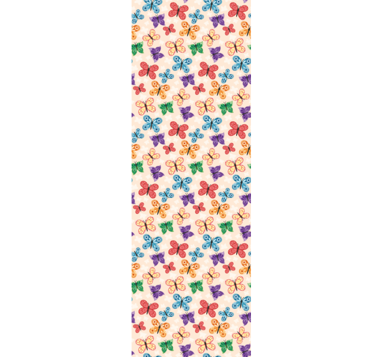 tapety na stenu motyle hra farebných motýľov - Tenstickers