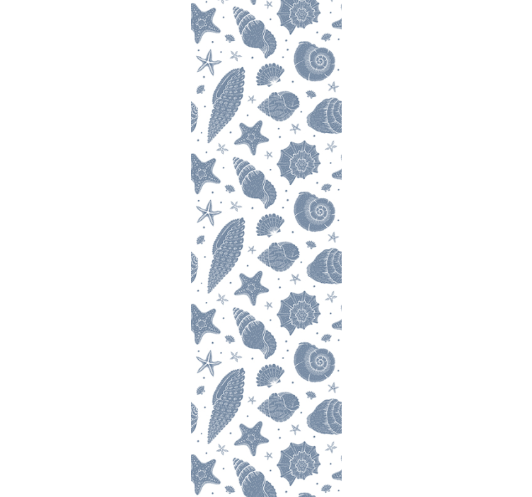 Morský modrý vzor morský život tapety - Tenstickers