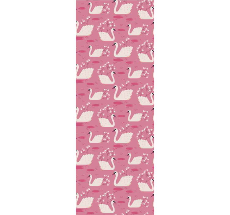 tapeta na stenu zvierata očarujúci dizajn labute - Tenstickers