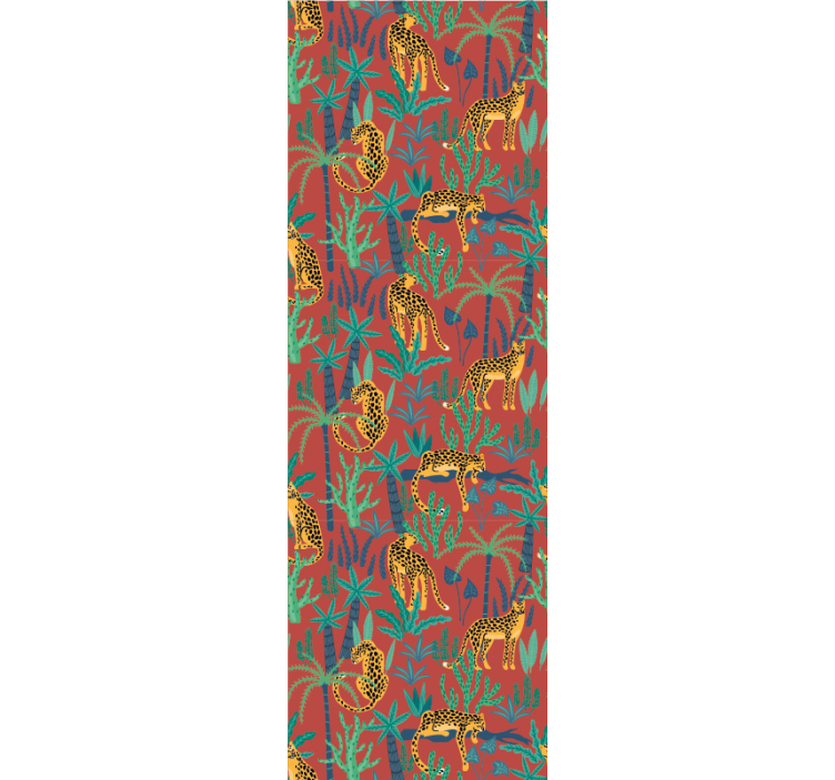 tapeta na stenu zvierata scéna tropickej džungle - Tenstickers