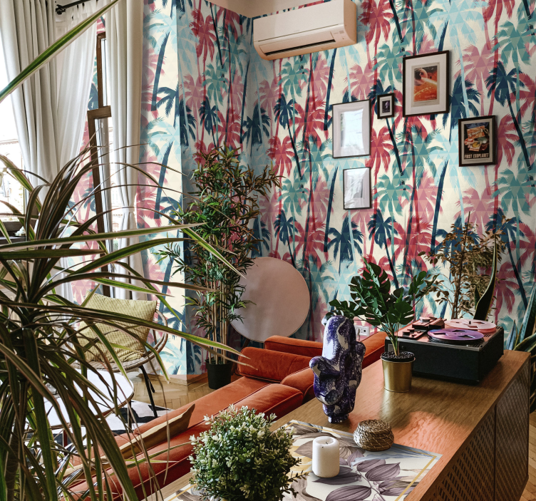 tapety prales živý baldachýn dlane - Tenstickers