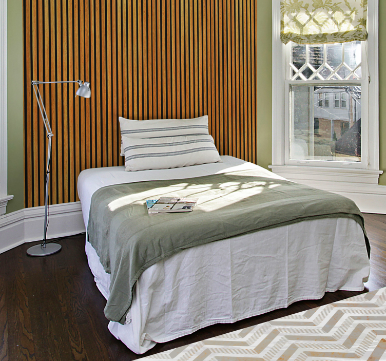 Drevené hnedé drevené lamely v tapetách - Tenstickers