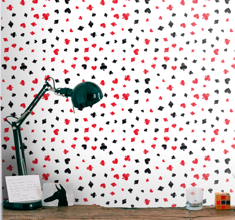 Tapety pre teenagerov s symbolmi hracích kariet - Tenstickers