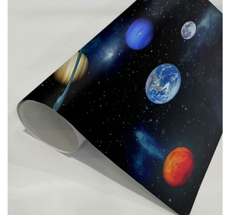 tapety hviezdy vesmírne planéty - Tenstickers