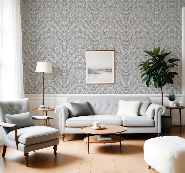 barokove tapety 3d efekt - Tenstickers